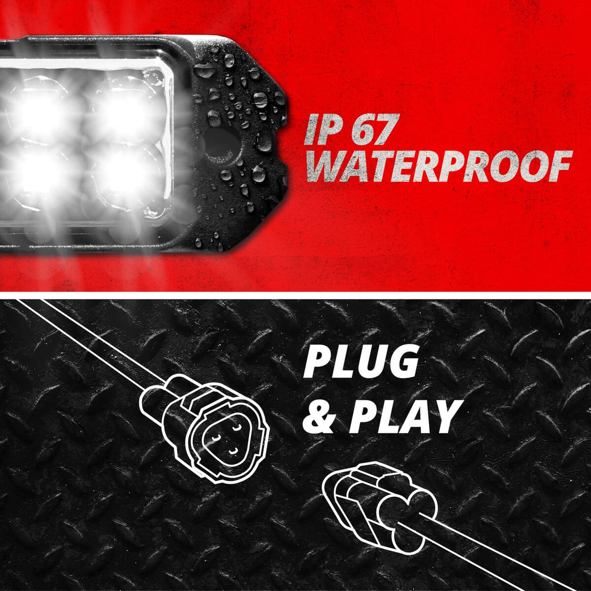 XK Glow UTV Turn Signal Brake Light & Horn Street Legal Conversion Kit - Image 4