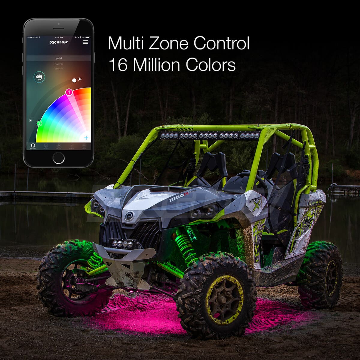 XK Glow XKchrome Smartphone App Accent LED Light Kits - Image 3