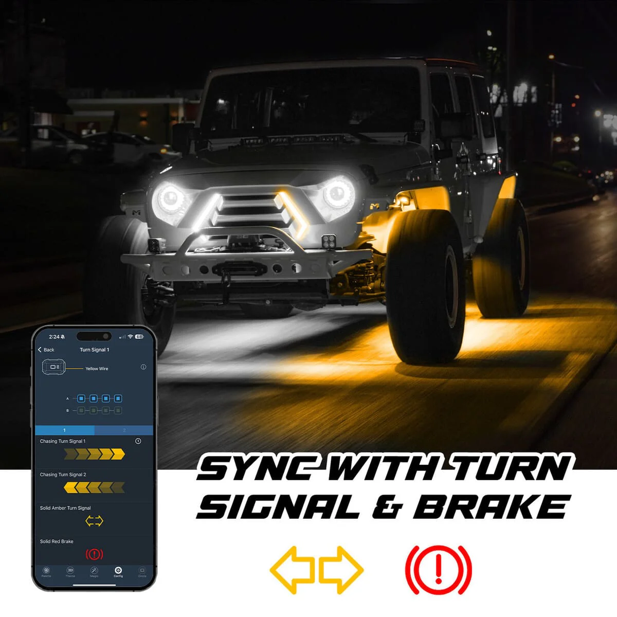 XK Glow XKmax RGBW LED Color Chasing Rock Light Kit - Image 4