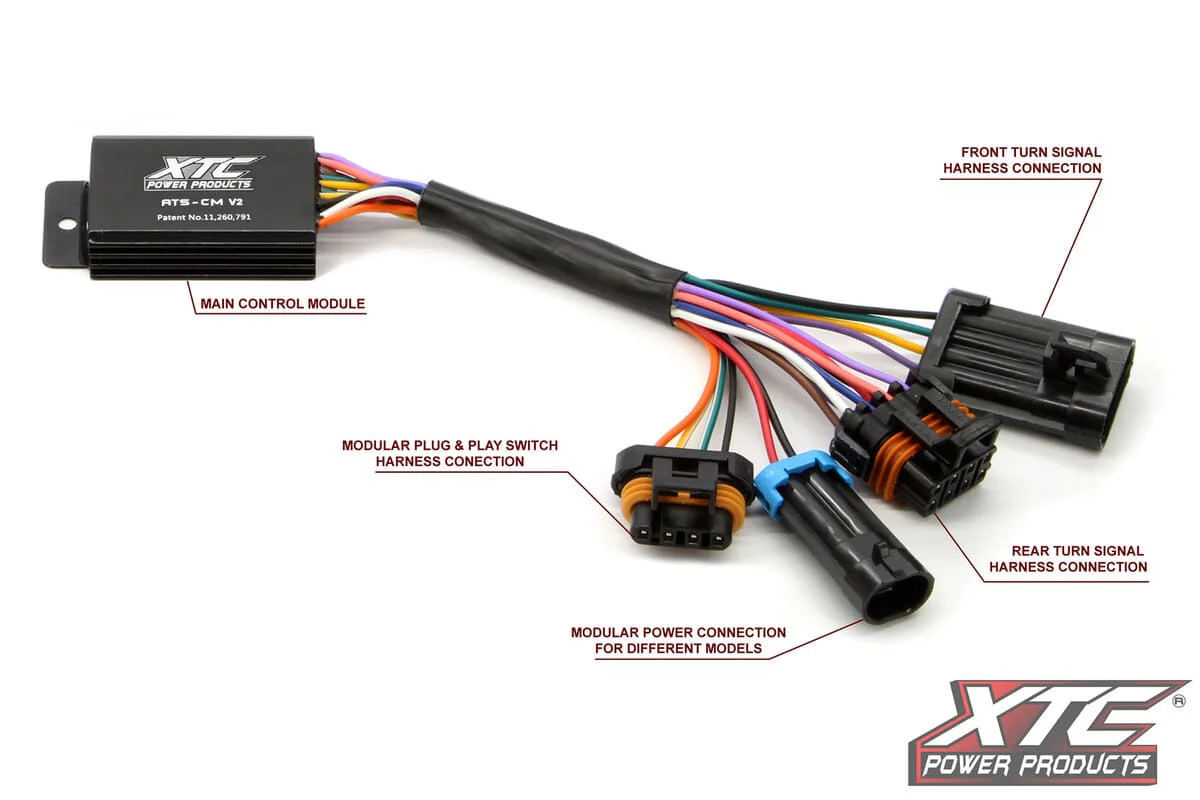 XTC '21-'26 Yamaha Wolverine RMAX Self-Canceling Turn Signal System w/ Horn - Image 3