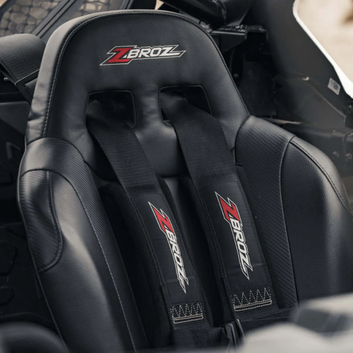 ZBroz Racing Black Universal UTV Seat